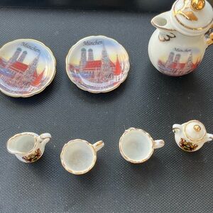 Munich Souvenir Miniature Tea Set